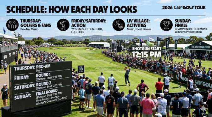 Schedule: How Each Day Looks in 2026