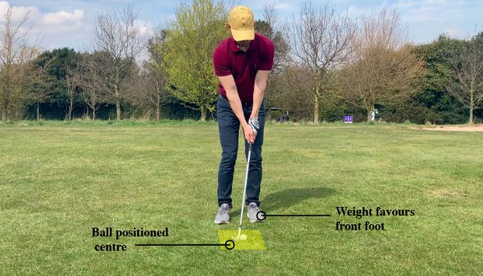 Golf Chipping Stance