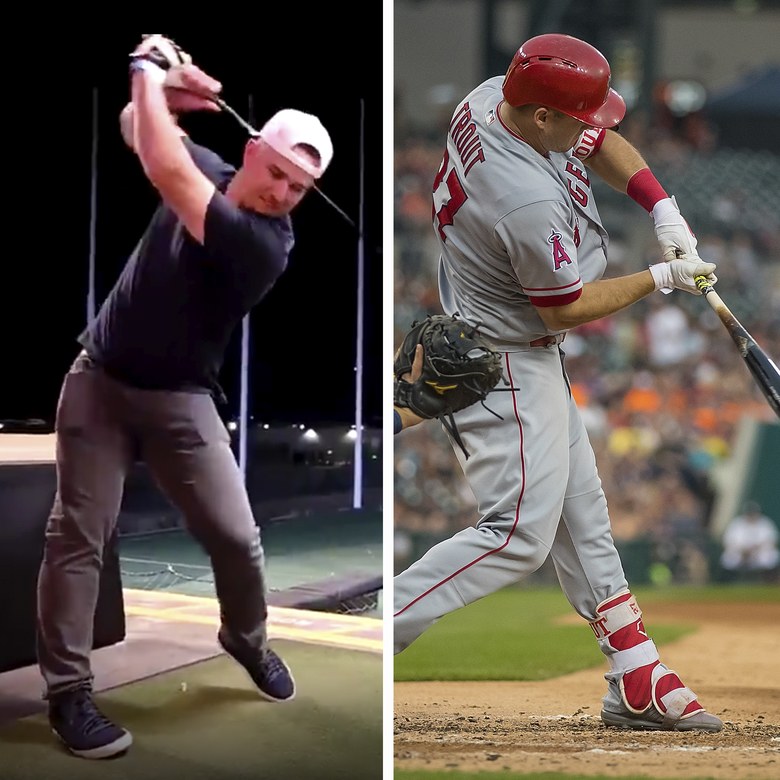 What any golfer can learn from Mike Trout’s powerful golf swing Golf
