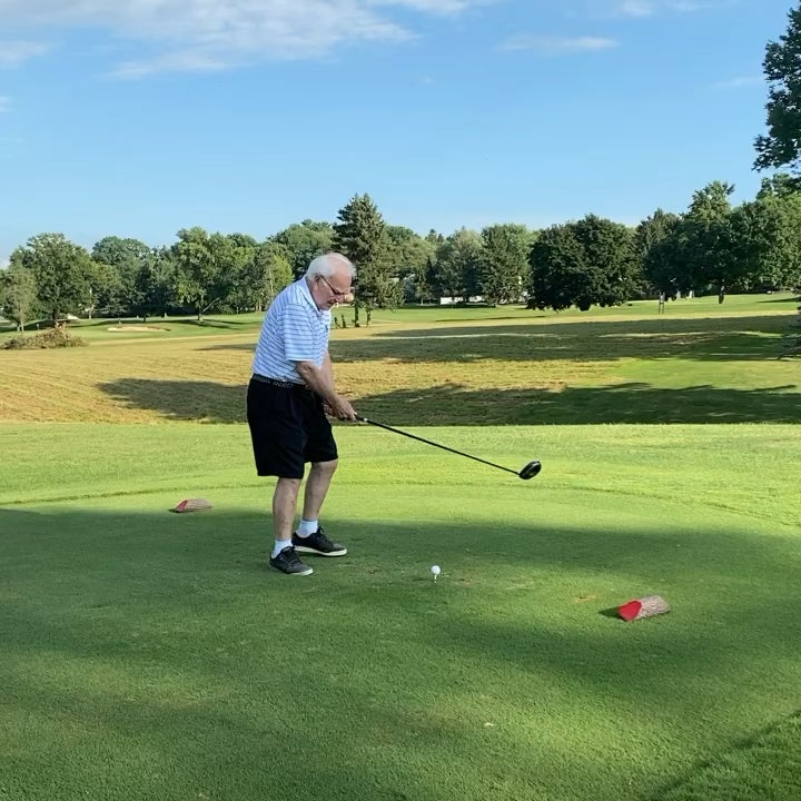 91...on his 68th wedding anniversary...still hits it straighter than me
