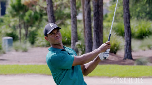 Tiger Woods secret to hitting irons on the number