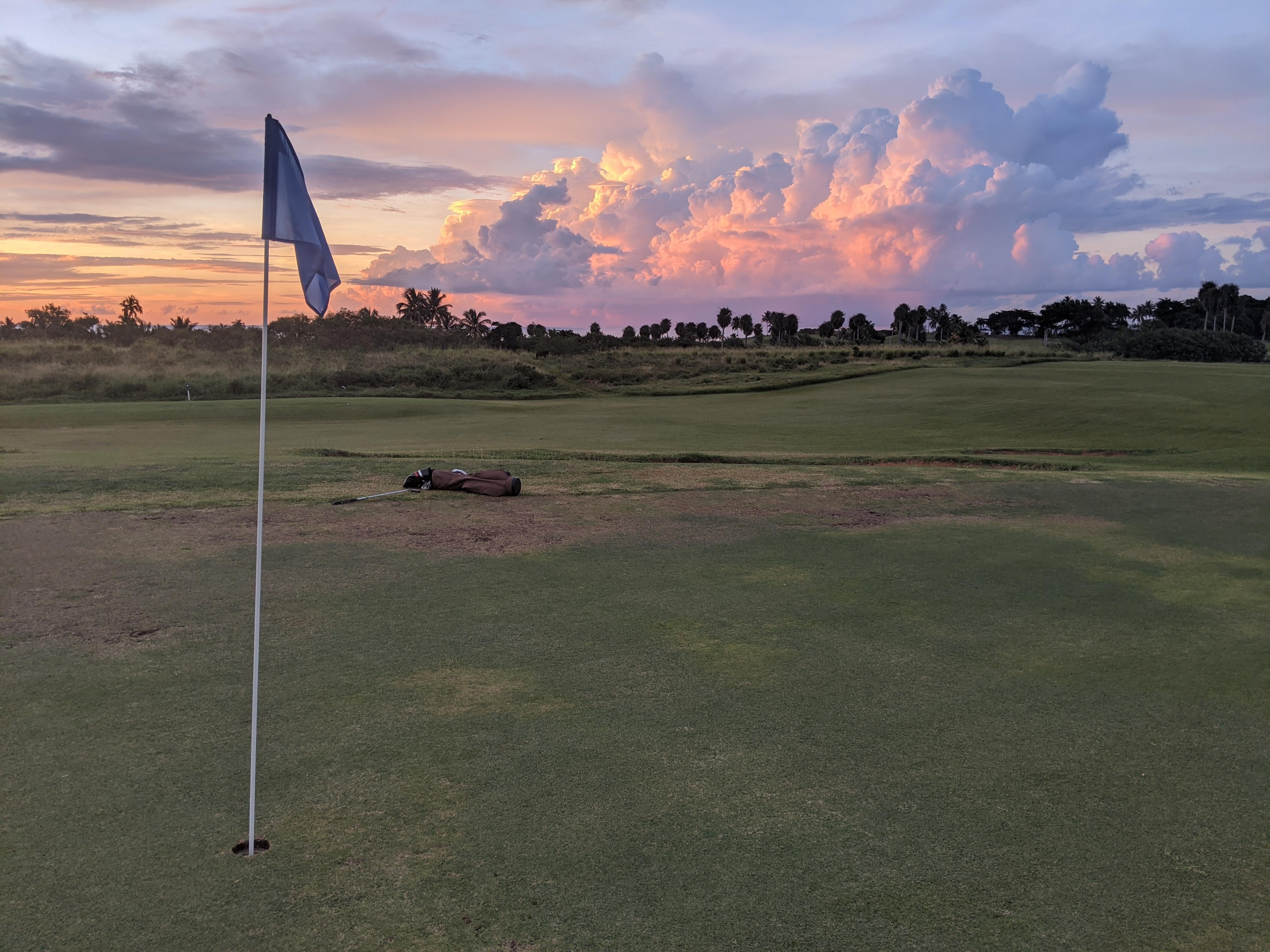 Quick 9 after work in Puerto Rico