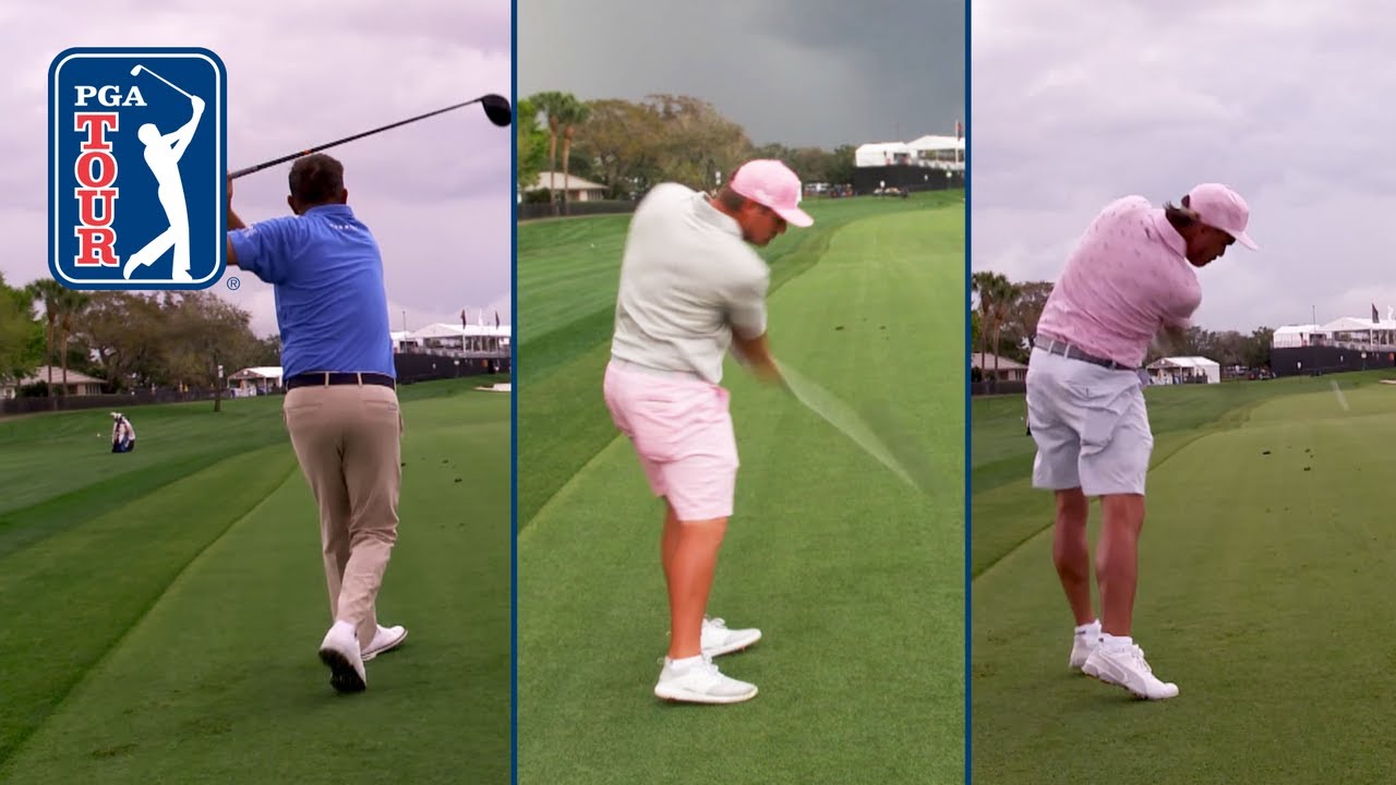 DeChambeau, Fowler and Dufner re-create Arnold Palmer’s driver off the deck