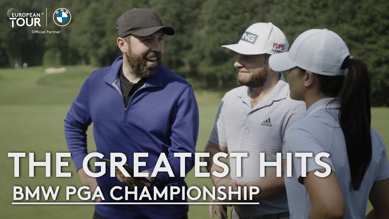 Tyrrell Hatton, Rick Shiels & Annabel Dimmock recreate a Seve shot and more.. | BMW PGA Championship