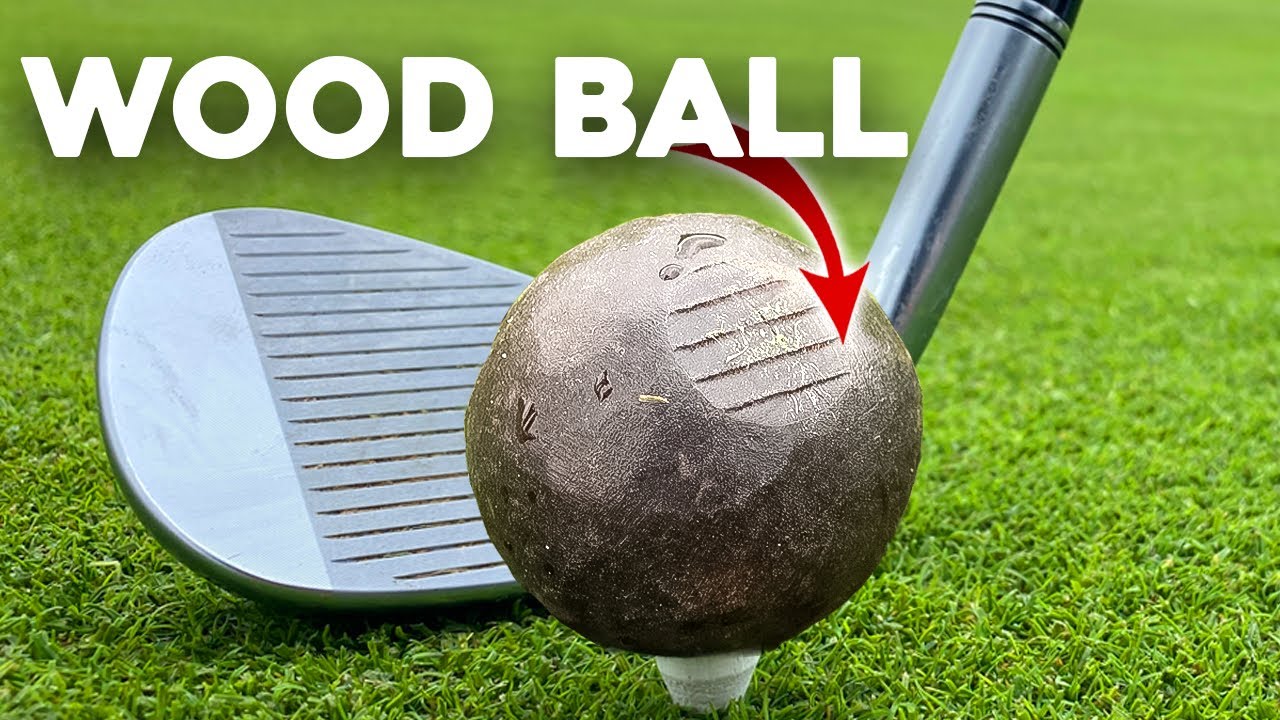 Golf with a WOODEN ball (crazy results)